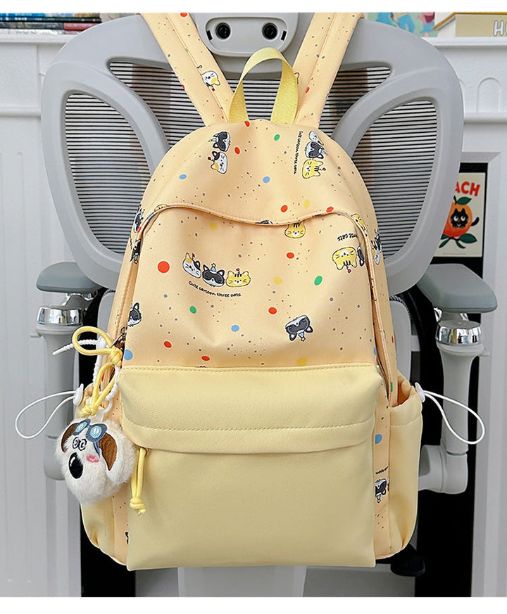 Cartoon Character Print Backpack Kalsten