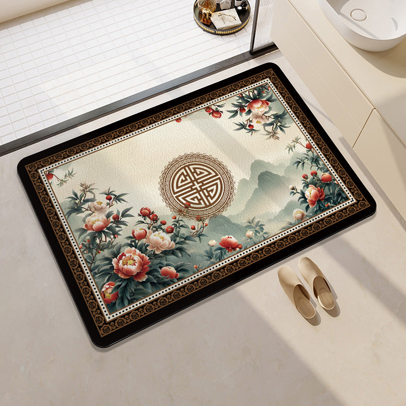 Playful Fruit-Themed Bath Mat Acalora