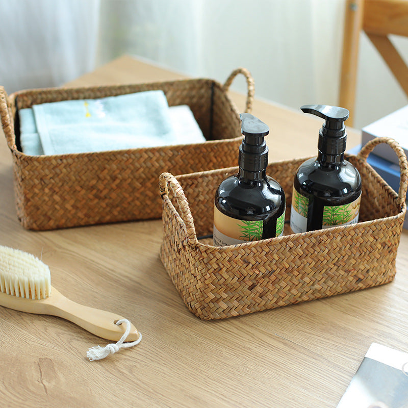 Handwoven Natural Storage Basket Kalsten
