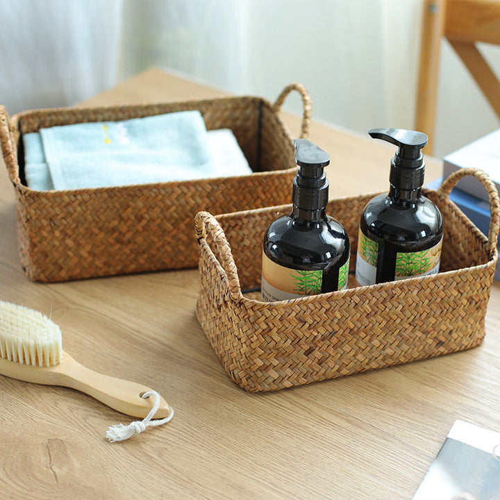 Handwoven Natural Storage Basket Kalsten