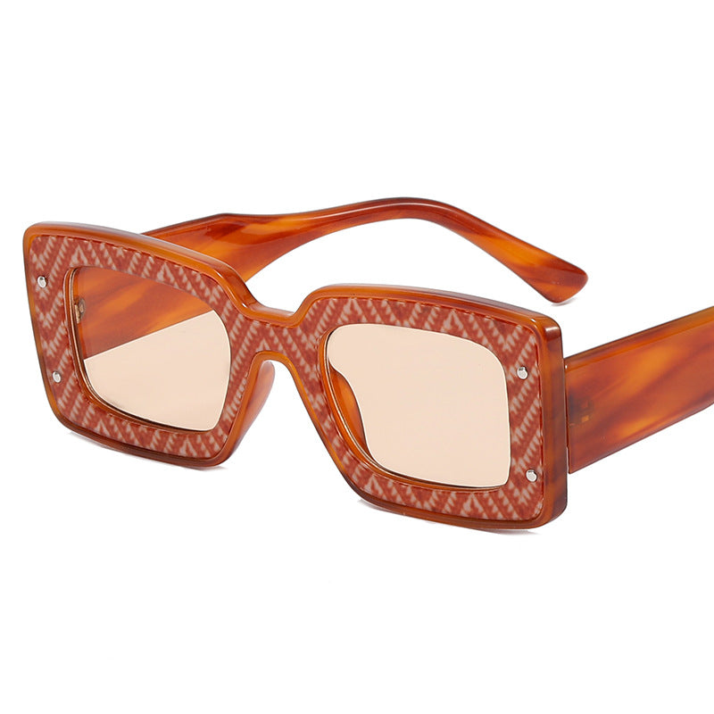 Women Oversized Sunglasses in Modern Square Frame Kalsten