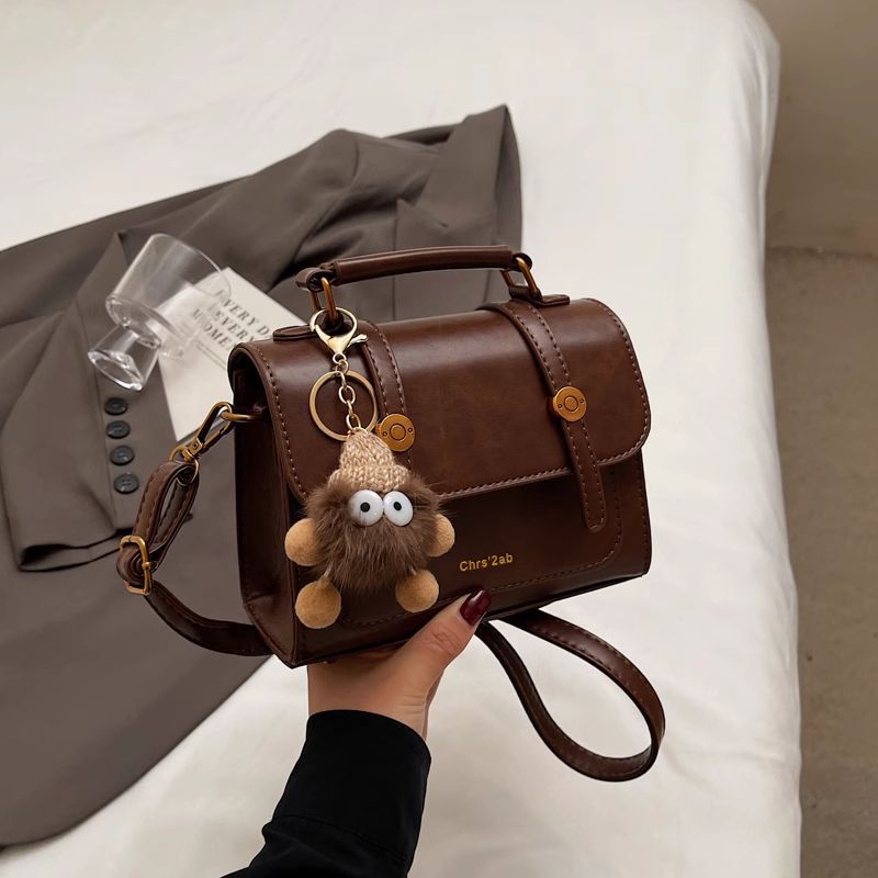 Structured Faux Leather Handbag Acalora
