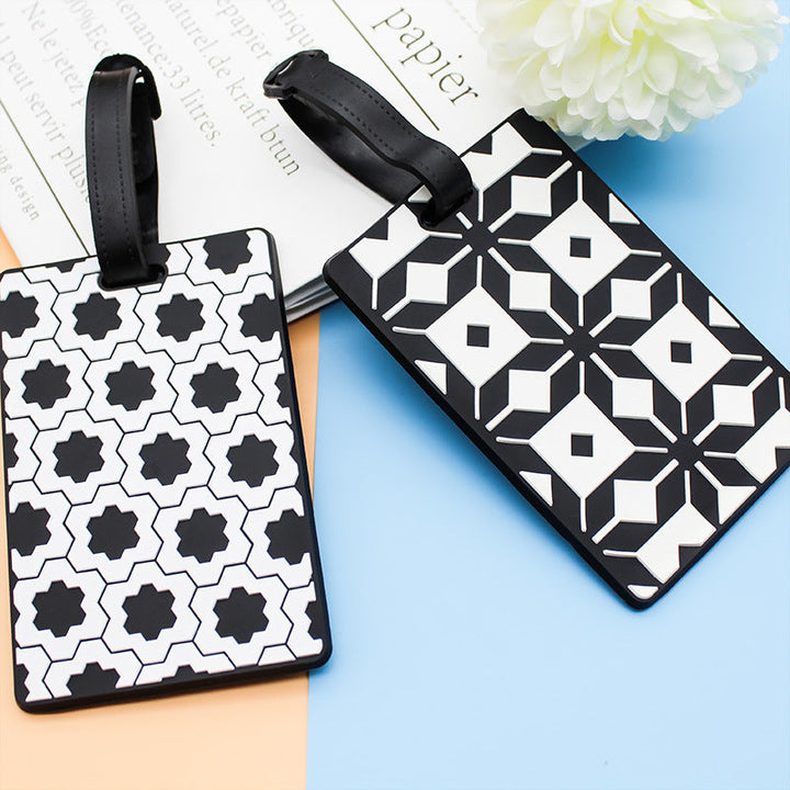 Unisex Geometric Pattern Luggage Tag Kalsten