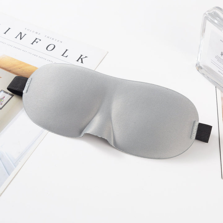 Unisex nan anatomically shaped sleep mask with formed eye sockets, lightweight foam core, and elastic comfort band Kalsten