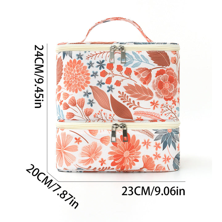 Cosmetic Organizer Bag with Sealed Compartments Kalsten