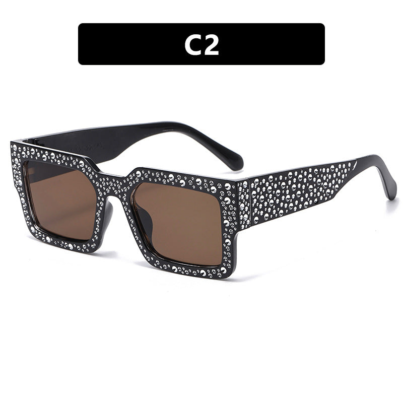 Women's extravagant sunglasses with sparkling accent Kalsten