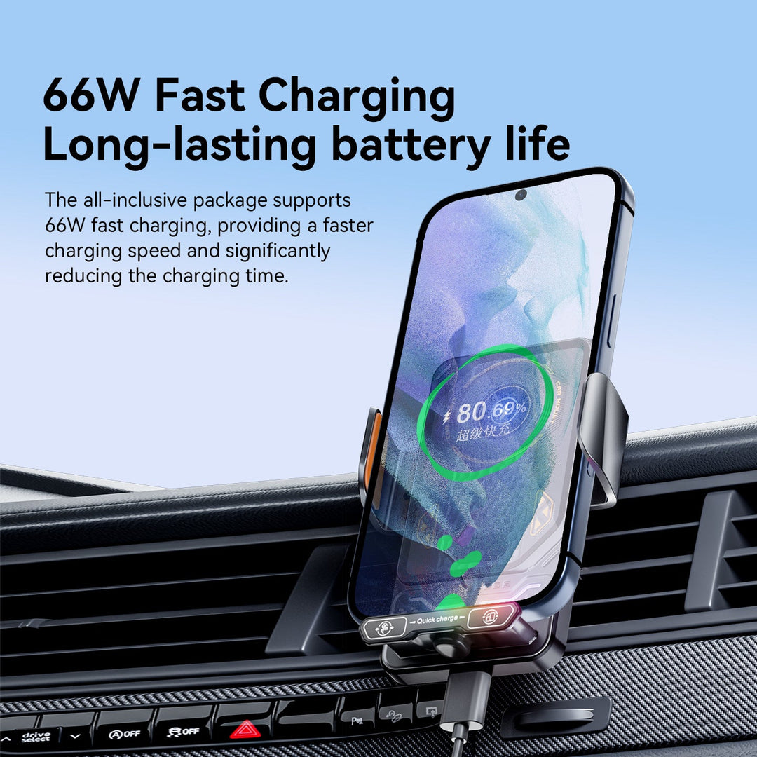 Unisex Smartphone holder with fast charging function and integrated safety device Kalsten