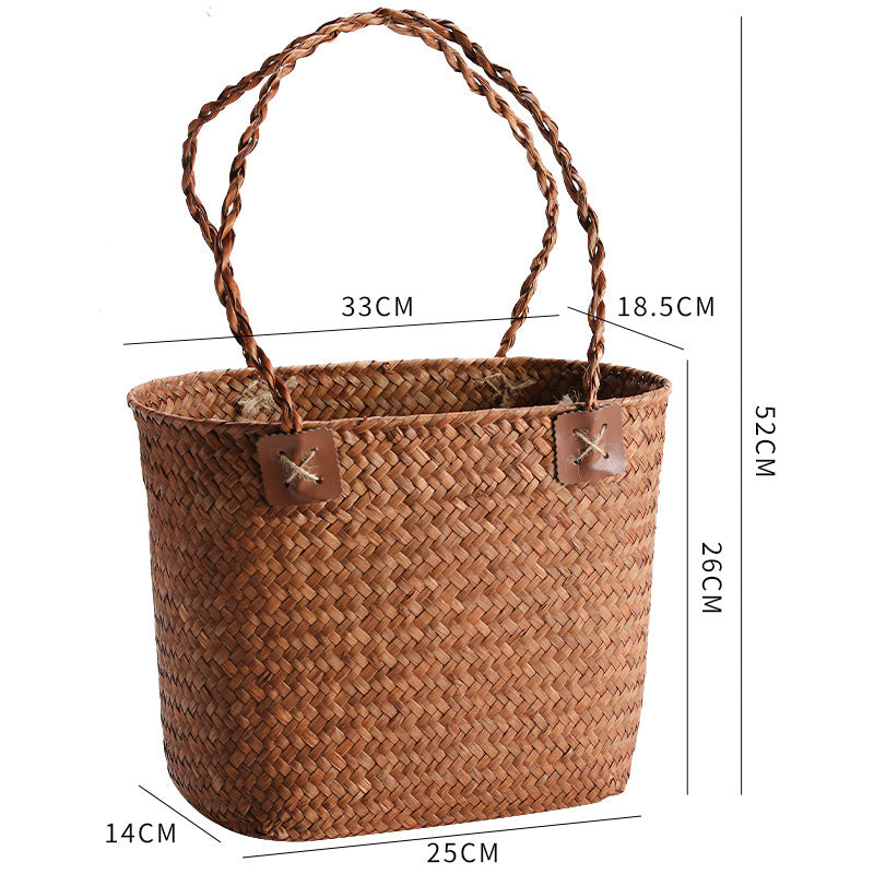Women Durable Straw Bag Kalsten