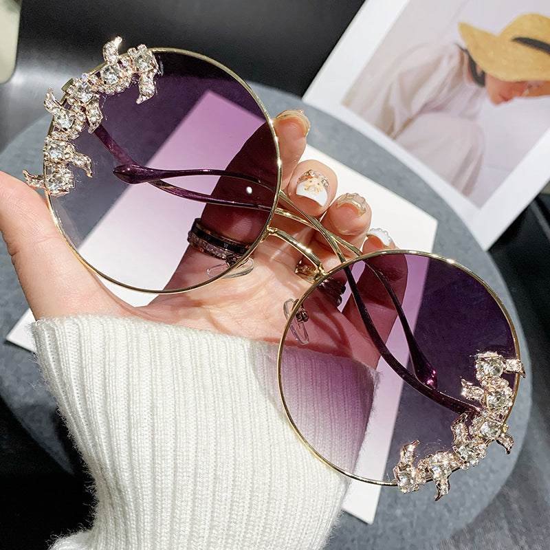 Women's fashion sunglasses with extravagant design and sparkling accents Kalsten