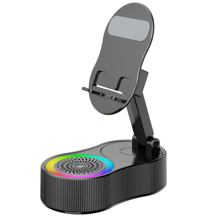 Unisex multitasking smartphone mount with integrated Bluetooth speaker Kalsten