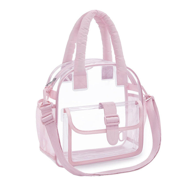 Transparent handbag with multitasking interior compartment Kalsten