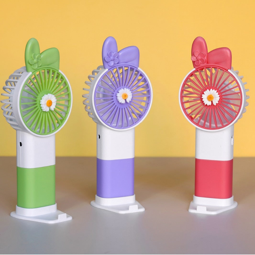 Unisex handheld fan with colorful design and adjustable tilt Kalsten