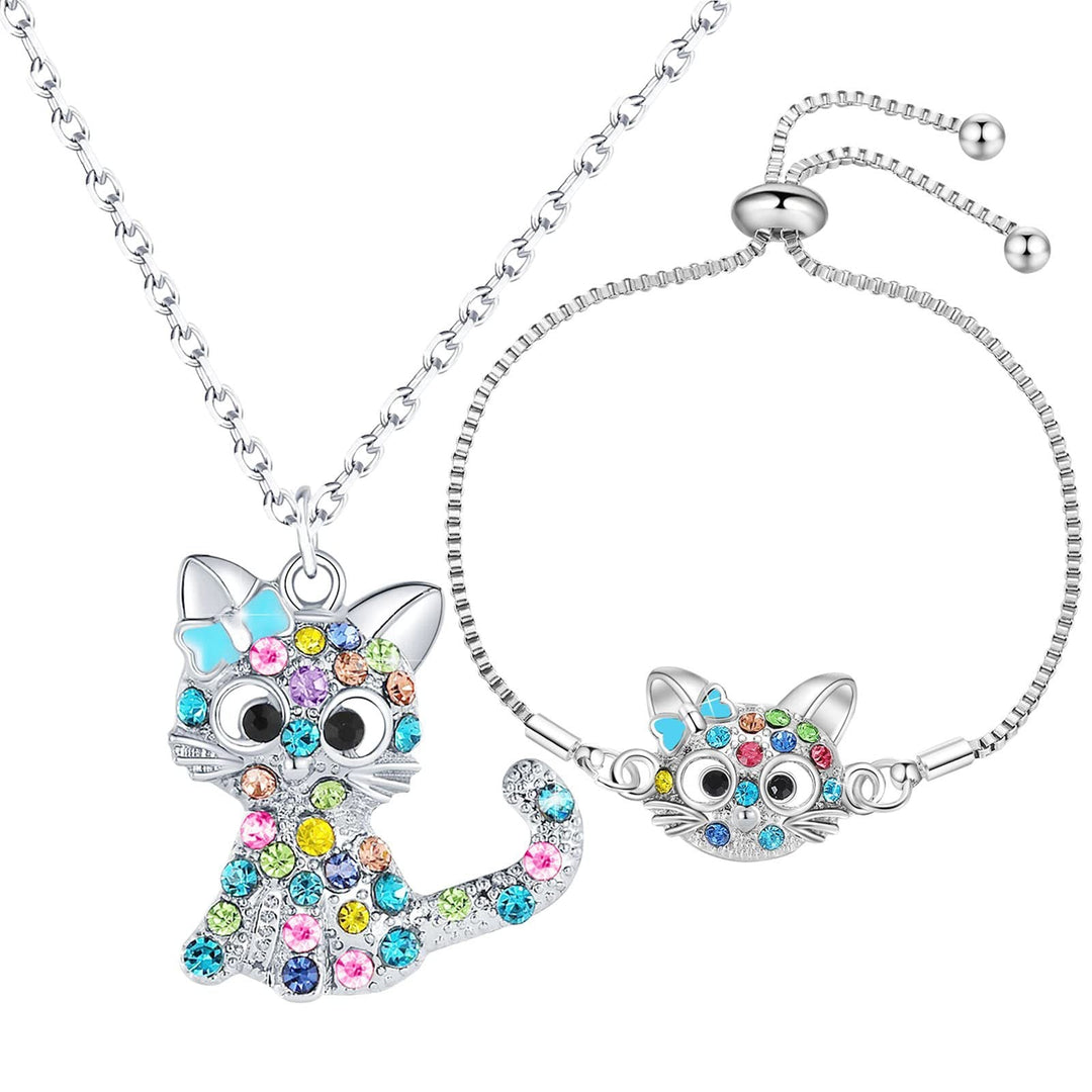 Cat-Themed Jewelry Set Kalsten