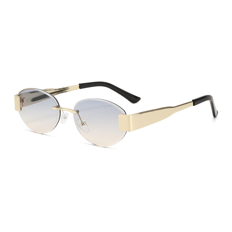 Women's glamorous sunglasses with clear, elegant frame and protective UV filter Kalsten
