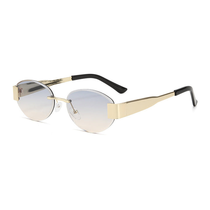 Women's glamorous sunglasses with clear, elegant frame and protective UV filter Kalsten