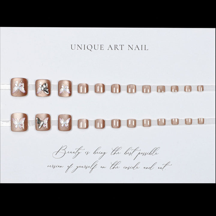 Decorative Butterfly Toe Nail Art Kalsten