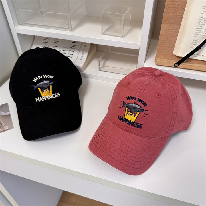 Women's Playful Embroidered Adjustable Baseball Cap Kalsten