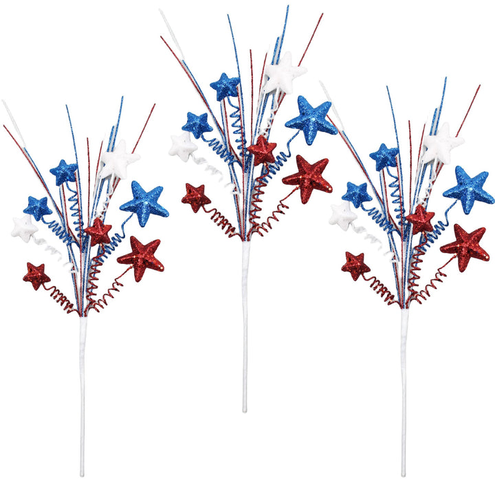 Unisex decorative glimmer star and spiral branch garden stake Kalsten