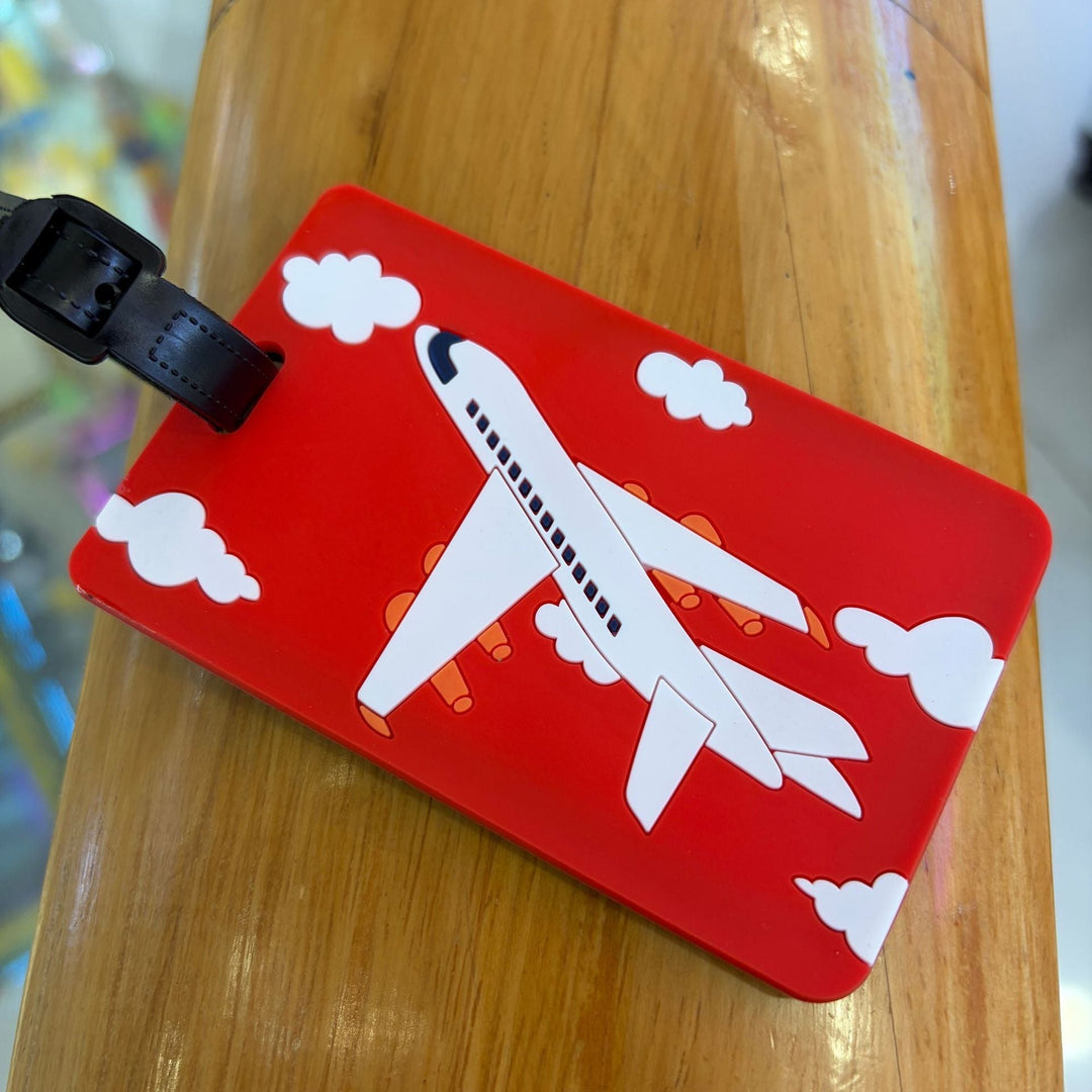 Airplane-Themed Luggage Tag Kalsten