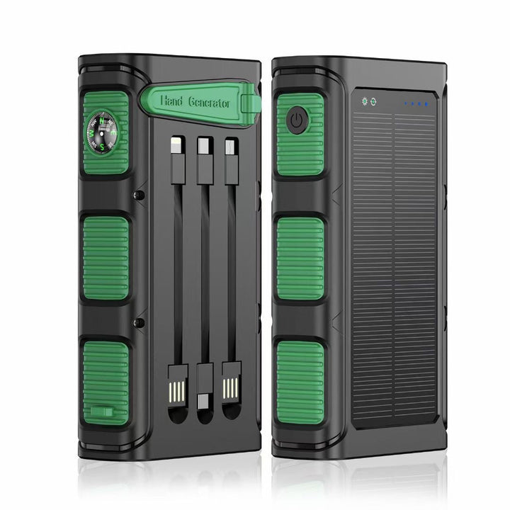 Multifunctional solar power bank with integrated compass and fast charging function Kalsten