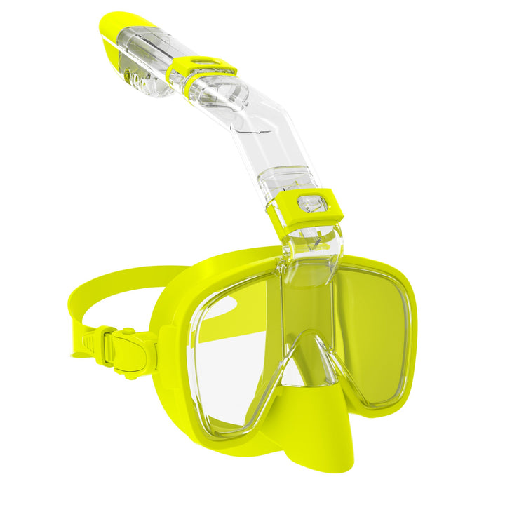 Diving mask with visibility protection and flexible snorkel Kalsten