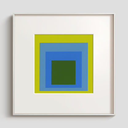 Geometric Abstract Framed Wall Decoration