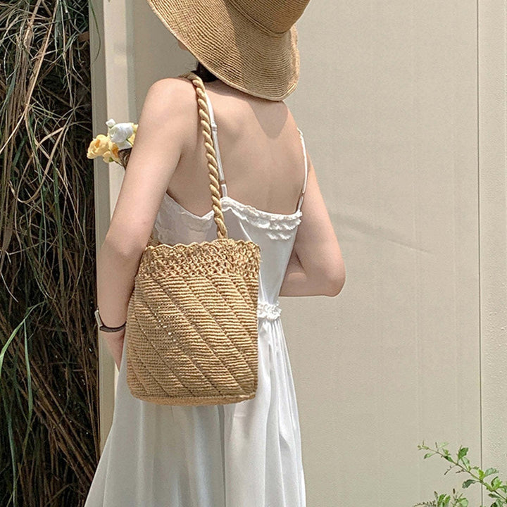 Hand-knotted basket bag Kalsten