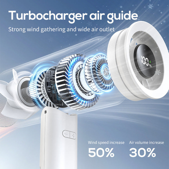 Ladies portable digital high-performance fan Kalsten