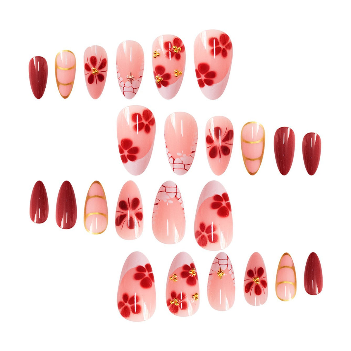 Artistic Elegant Press-On Nails Acalora