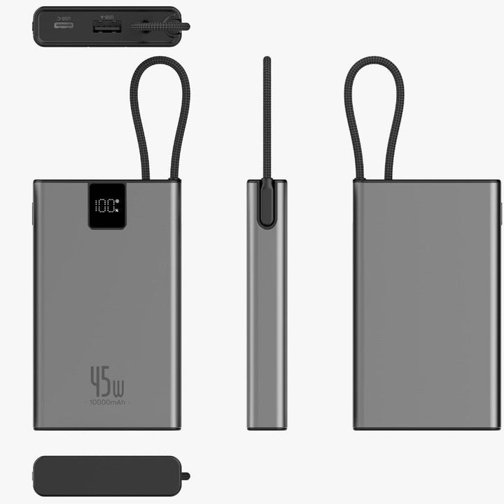 Portable high-performance power bank with smart charging display and USB-C connection Kalsten