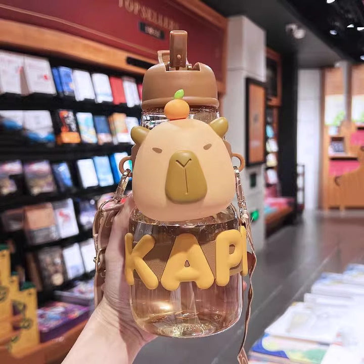 Women’s water bottle with interactive design and stylish character element Kalsten