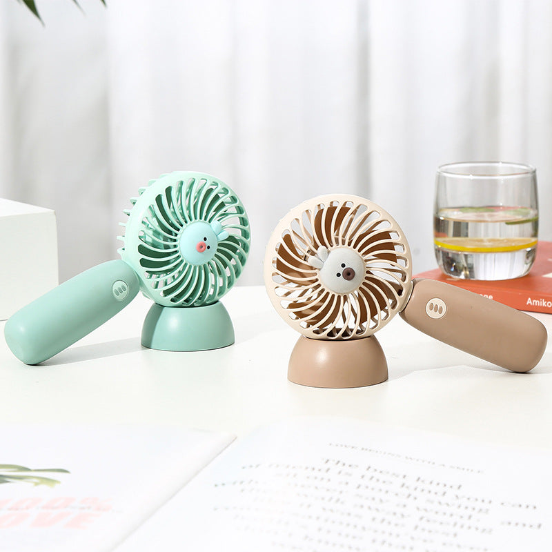 Unisex Portable Handheld Cooling Fan with Cute Animal Design Kalsten