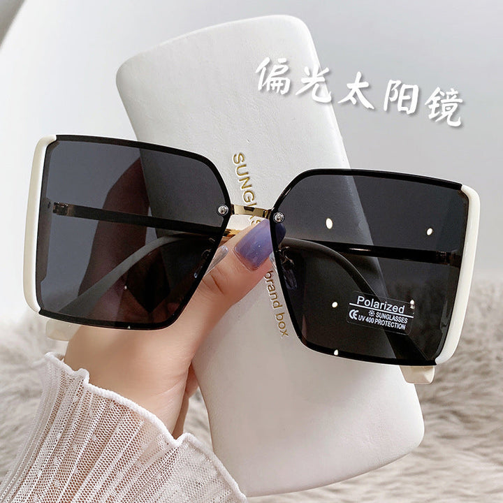 Women's oversized square sunglasses with polarized lenses Kalsten