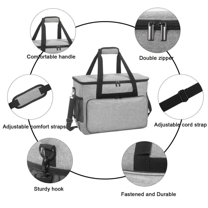 Insulated cooler bag with practical side pockets Kalsten