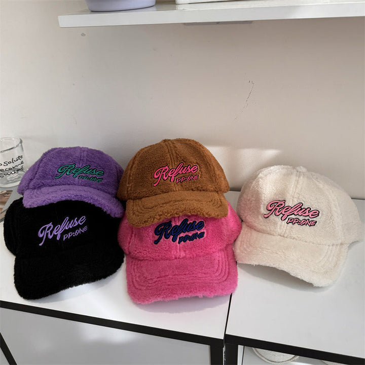 Women's Fuzzy Textured Baseball Cap Kalsten