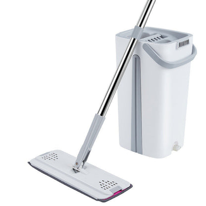 Flat Bottom Mop and Bucket Set with Aluminum Handle Skanto