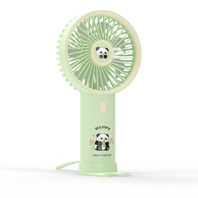 Women Portable Handheld Fan with Cute Panda Design Kalsten