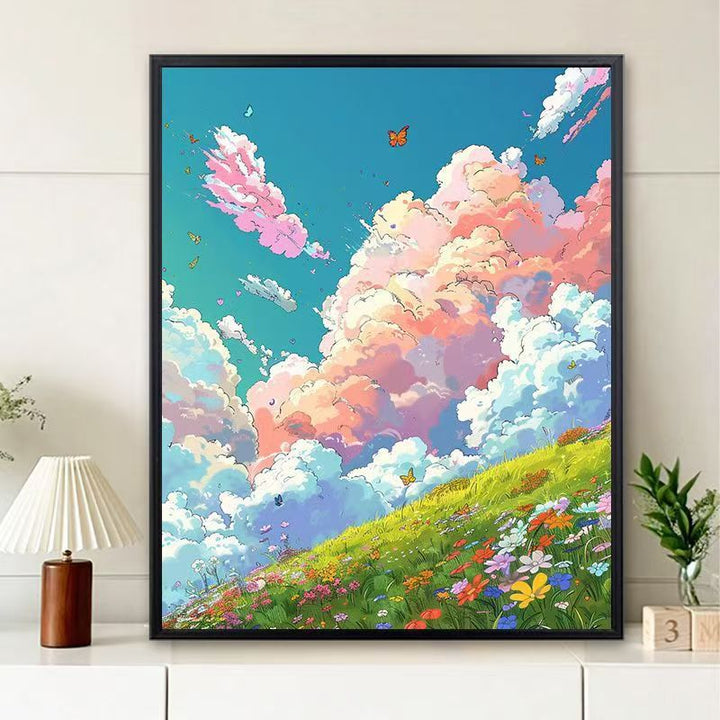 Dreamy Landscape Illustration Canvas Art Kalsten
