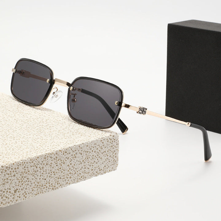 Women's sunglasses with elegant, rectangular frame and polarizing lenses Kalsten
