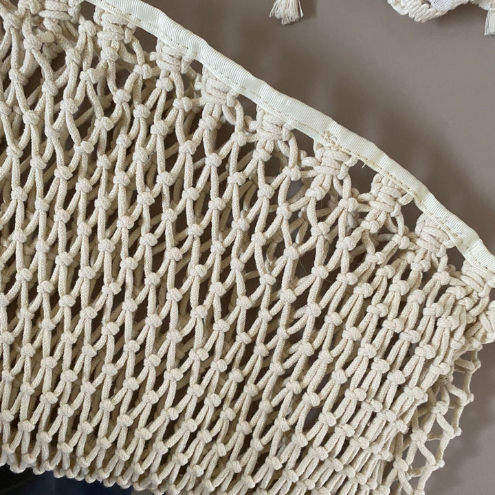 Net tote bag in boho style Kalsten