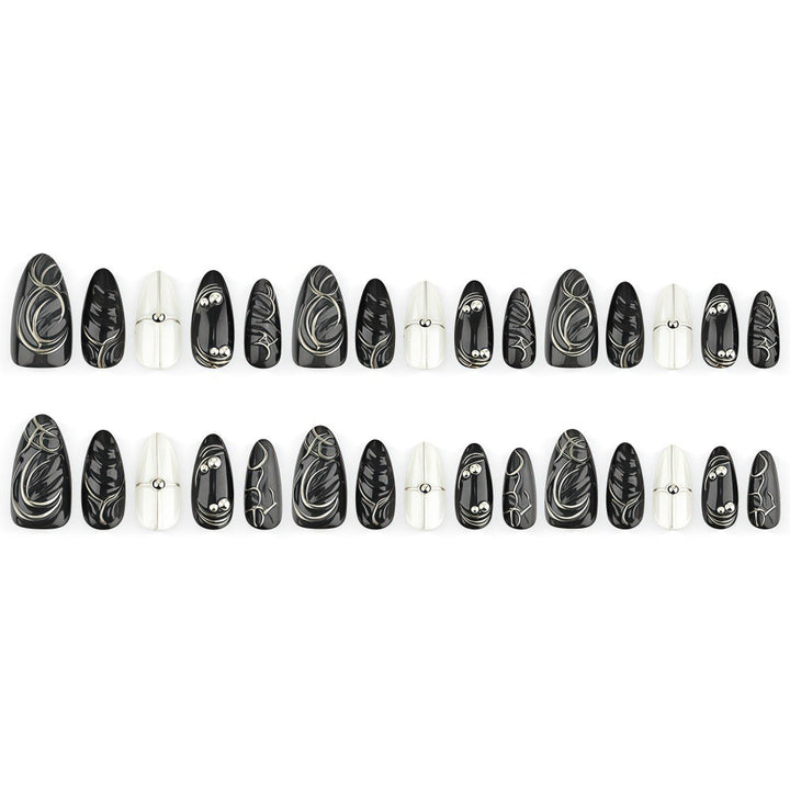 Artificial nails with futuristic design Kalsten