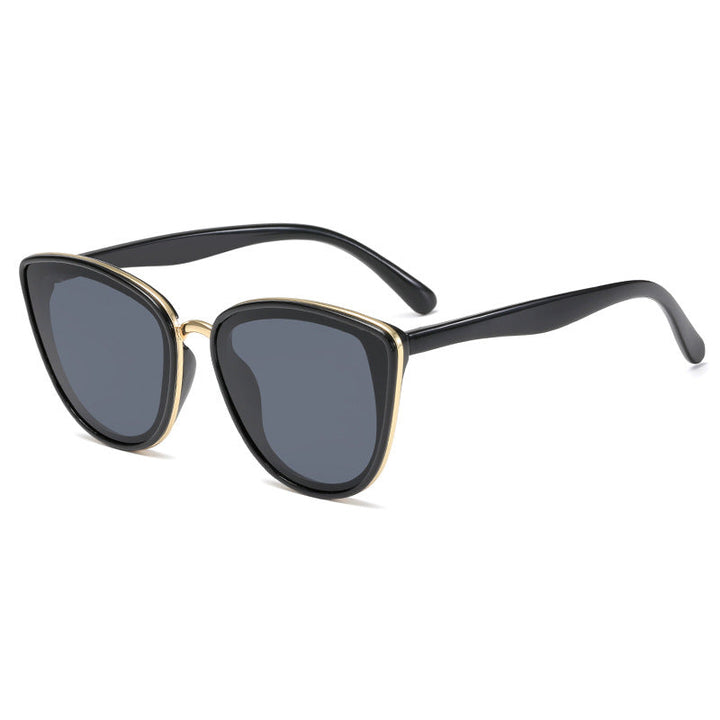 Women Cat-Eye Sunglasses with Transparent Frame and UV Protection Kalsten