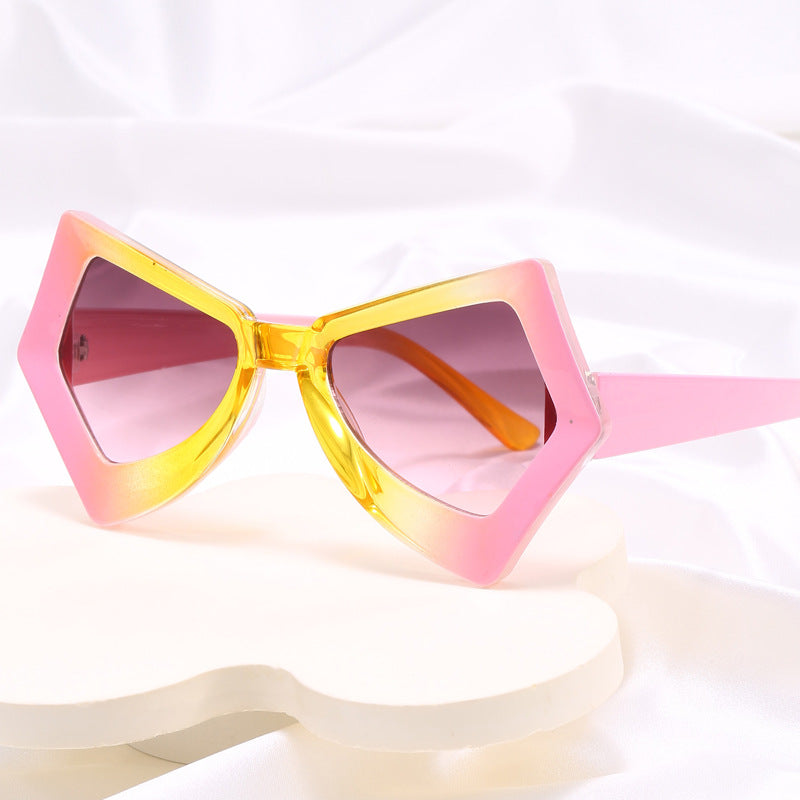 Women's polygonal sunglasses in extravagant design Kalsten