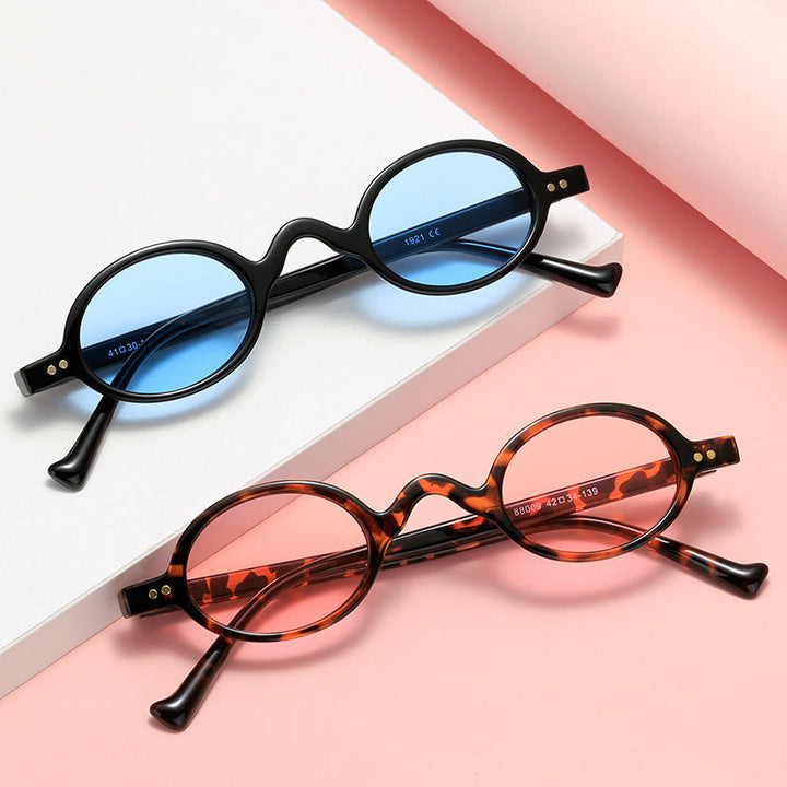 Women's round retro-style sunglasses Kalsten