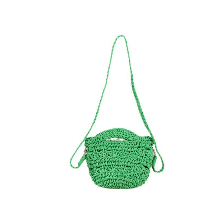 Handcrafted shoulder bag with unique knit design Kalsten