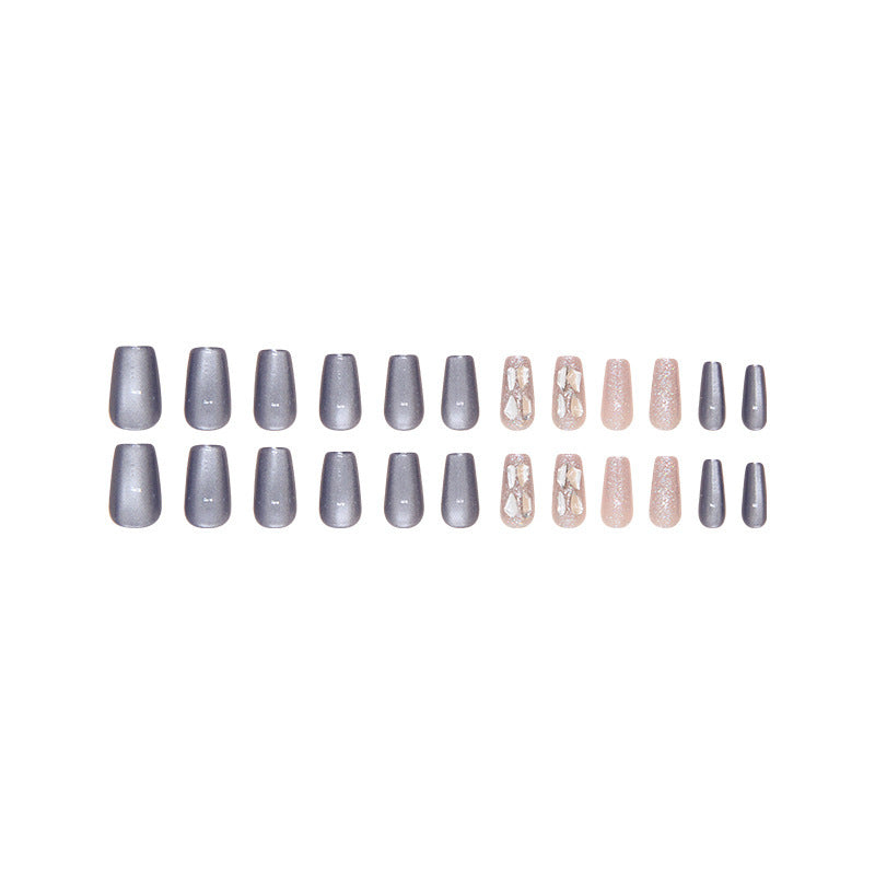 Glamorous Crystal-Embellished Press-On Nail Tips Kalsten