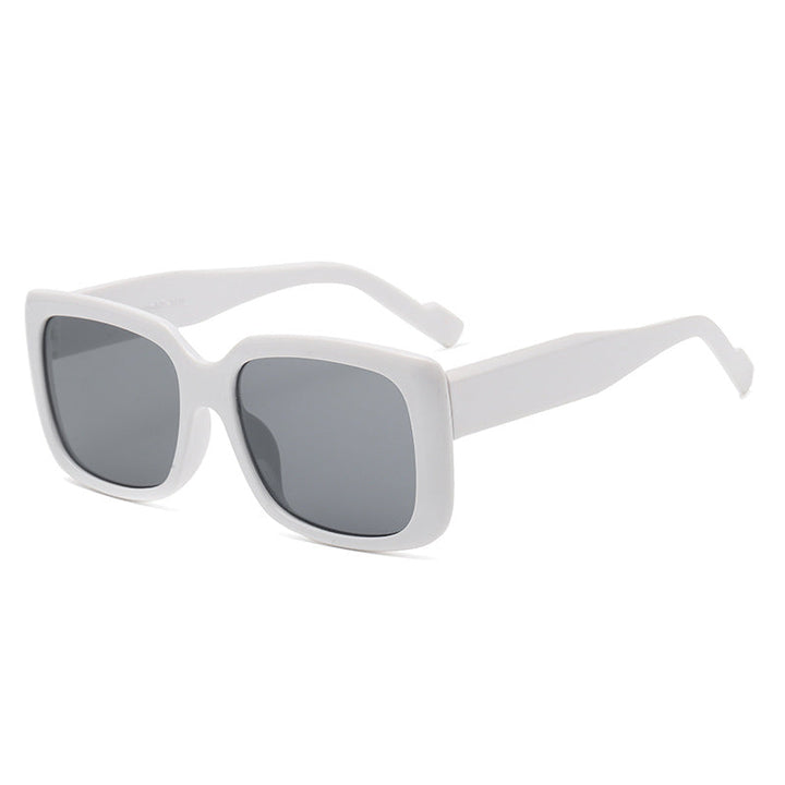 Women's fashionable square sunglasses with transparent frame and innovative design Kalsten