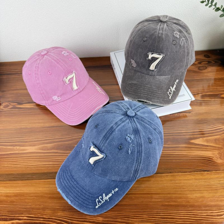 Men's Distressed Vintage Baseball Cap Kalsten