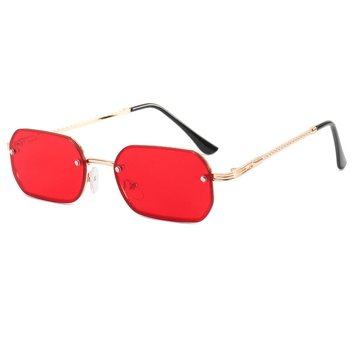 Women's stylish octagonal sunglasses with luxurious metal frame Kalsten