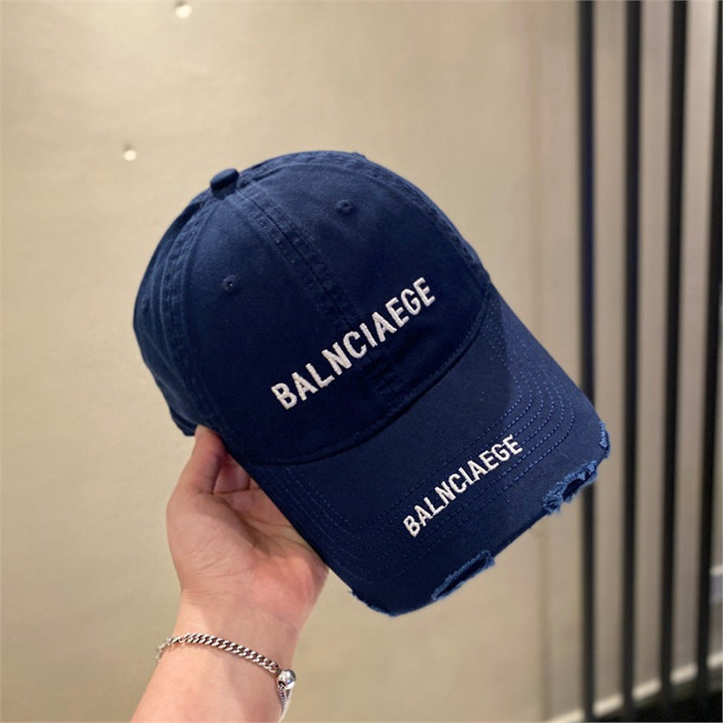Men's Distressed Adjustable Baseball Cap Kalsten